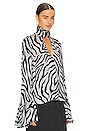 view 2 of 4 ТОП BLISSE in Black Geo Zebra