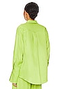view 4 of 5 Genova Button Down Top in Green