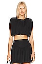 view 1 of 4 Julianna Cropped Top in Black