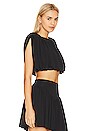 view 2 of 4 Julianna Cropped Top in Black