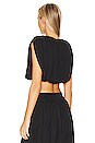 view 3 of 4 Julianna Cropped Top in Black