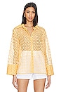view 1 of 5 Alise Lace Shirt in Apricot