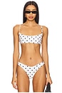 view 1 of 4 by Marianna Lucila Top in Cream & Black Dot