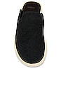 view 4 of 5 Pelli Hairy Suede in Jet Black & Shortbread