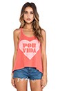 view 1 of 4 Por Vida Nikki Tank in Cardinal