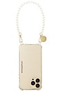 view 1 of 3 CHAINE DE TÉLÉPHONE AGATHE in Pearl White