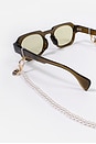 view 2 of 2 CHAINE POUR LUNETTES AMALYA in Pearl White