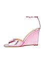 view 5 of 5 Wedged Sandal in Rosa