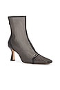 view 2 of 5 Mesh Ankle Bootie in Black