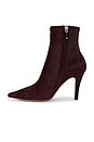 view 5 of 5 Pony Hair Ankle Bootie in Burgundy