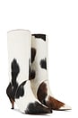 view 1 of 5 PONY HAIR MID CALF 부츠 in Vaca