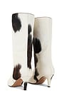 view 3 of 5 PONY HAIR MID CALF 부츠 in Vaca