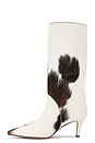 view 5 of 5 PONY HAIR MID CALF 부츠 in Vaca