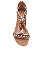 view 4 of 5 SANDALES AVEC PERLES in Light Brown