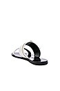 view 3 of 5 Embellished Buckle Slide in White