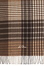 view 4 of 3 Signature Patchwork Check Scarf in Mole Brown