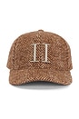 view 1 of 3 Herringbone Baseball Cap in Coffee Brown & Dark Sand