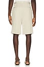 view 2 of 4 Pleated Twill Suit Shorts in Light Sand