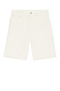 view 5 of 5 Carpenter Denim Shorts in Light Ivory