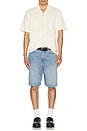 view 4 of 4 Ryder Washed Denim Shorts in Light Blue Wash
