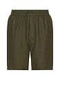 view 1 of 4 Otto Linen Shorts in Olive Night