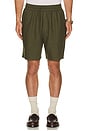 view 3 of 4 Otto Linen Shorts in Olive Night