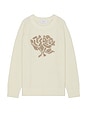 view 1 of 3 Felipe Knit Sweater in Ivory & Light Desert Sand