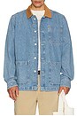 view 3 of 4 Layton Washed Denim Overshirt 2.0 in Light Denim Blue