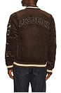 view 3 of 6 Corduroy Varsity Jacket in Slate Brown