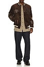 view 4 of 6 Corduroy Varsity Jacket in Slate Brown