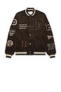 view 5 of 6 Corduroy Varsity Jacket in Slate Brown