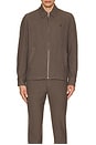 view 4 of 5 Como Coach Houndstooth Jacket in Mountain Grey & Desert Taupe