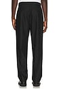 view 4 of 6 Brushed Twill Tailored Pants in Black