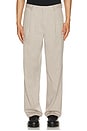 view 3 of 5 Reece Pleated Slub Suit Pants in Light Sand