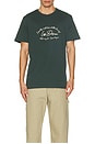 view 4 of 4 CAMDEN Tシャツ in Pine Green & Ivory