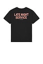 view 1 of 3 T-SHIRT LATE NIGHT SERVICE in Black