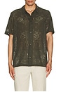 view 3 of 4 Hector Lace Shirt in Olive Night
