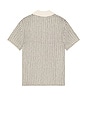 view 2 of 4 Easton Knitted Shirt in Ivory & Black