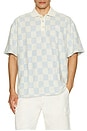 view 4 of 5 Branson Jersey Jacquard Polo in Ivory