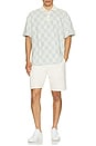 view 5 of 5 Branson Jersey Jacquard Polo in Ivory