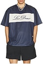 view 4 of 5 Bronson Mesh Tee in Dark Navy