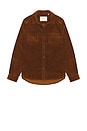 view 3 of 4 Kody Corduroy Overshirt in Monk's Robe