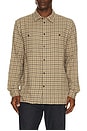 view 1 of 5 John Check Shirt in Dark Sand