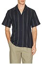 view 1 of 5 Lawson Stripe Shirt in Dark Navy