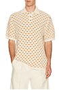 view 1 of 5 Esmay Shell Knitted Polo in Eggnog White