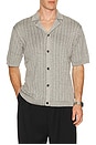 view 1 of 4 Evan Knitted Shirt in Grey Melange
