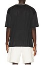 view 2 of 5 Mesh T-Shirt in Tap Shoe Black