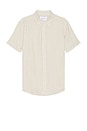 view 1 of 4 Kris Linen Shirt in Light Desert Sand & Light Ivory