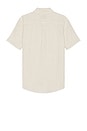 view 2 of 4 Kris Linen Shirt in Light Desert Sand & Light Ivory