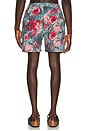 view 2 of 5 Bouquet All Over Print Swim Shorts in Multicolor